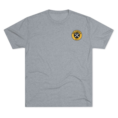 Mr Fred's Logo Tri-Blend Crew Heather Grey (Unisex)