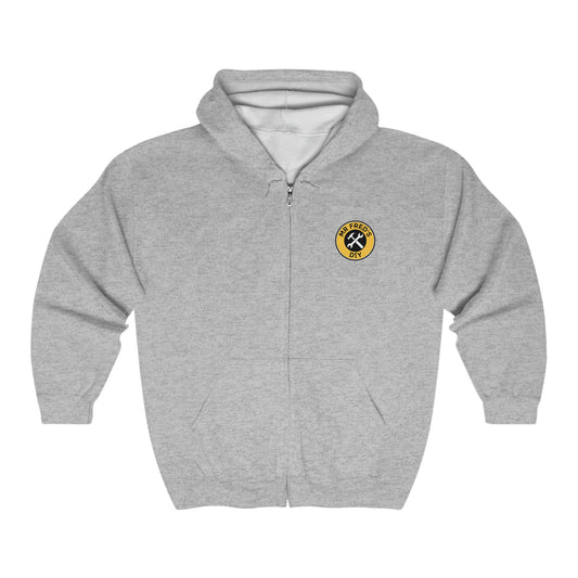 Zipper Hooded Sweatshirt Sport Grey "Unisex"
