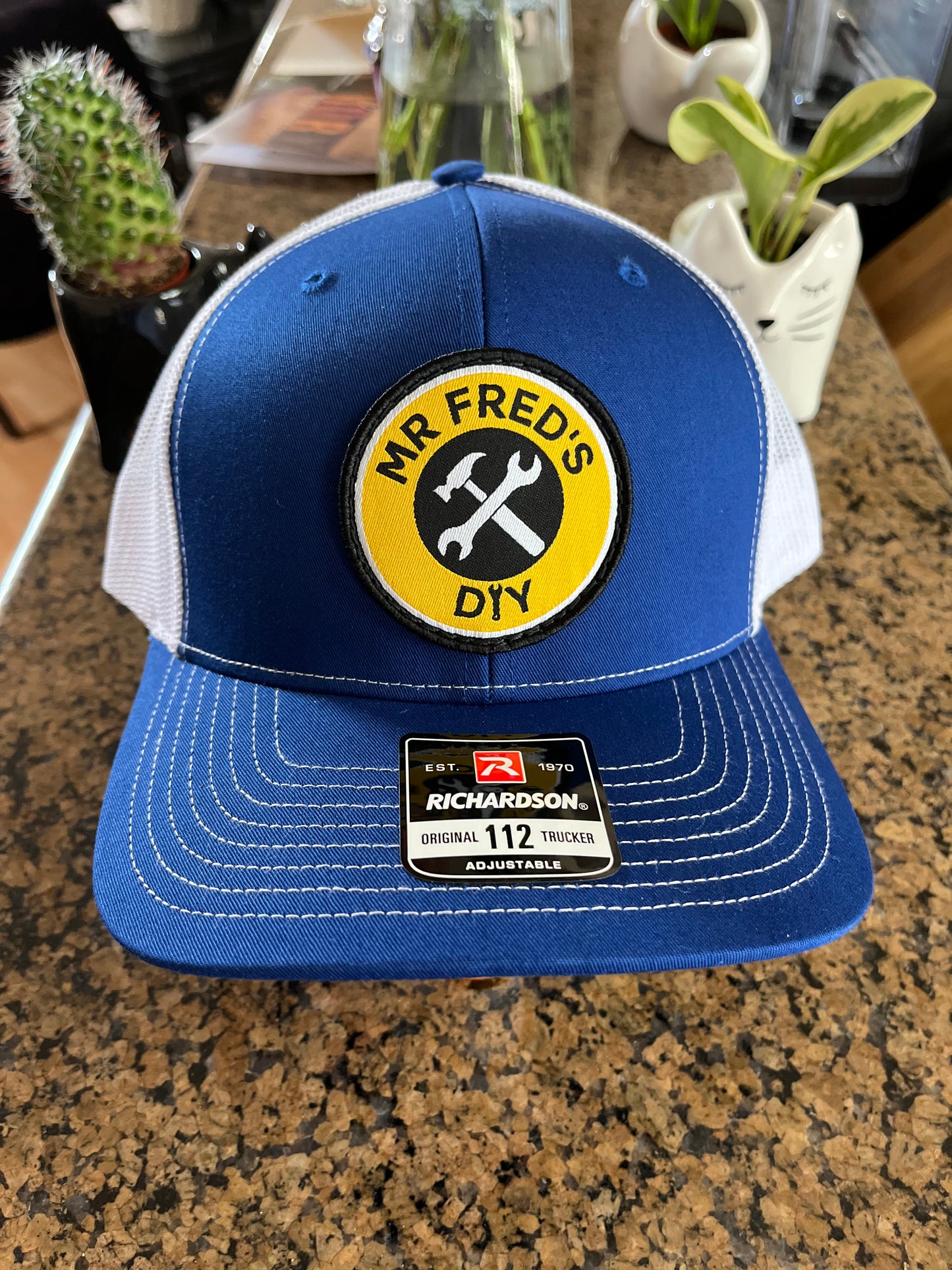 #1 Mr Fred's Logo Patch Trucker Hat